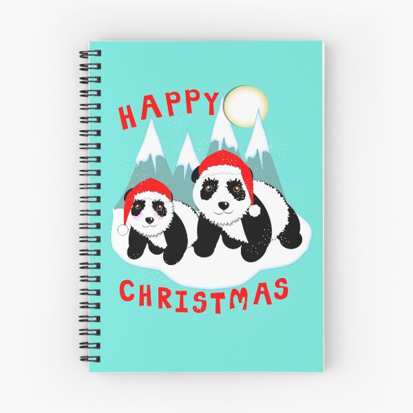 Item preview, Cute Happy Christmas Panda Bears Escena de nieve designed and sold by Artification.