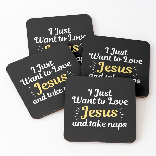 Item preview, I Just Want To Love Jesus and Take Naps designed and sold by Vibrant Creations.