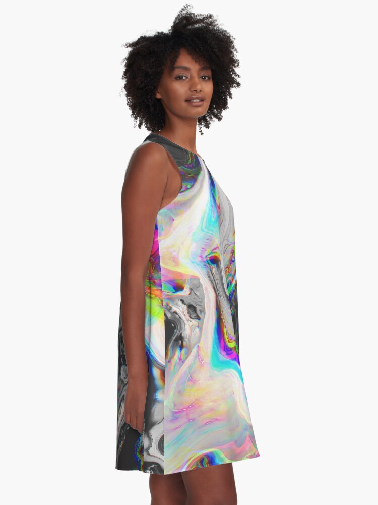 Alternate view of CONFUSION IN HER EYES THAT SAYS IT ALL A-Line Dress