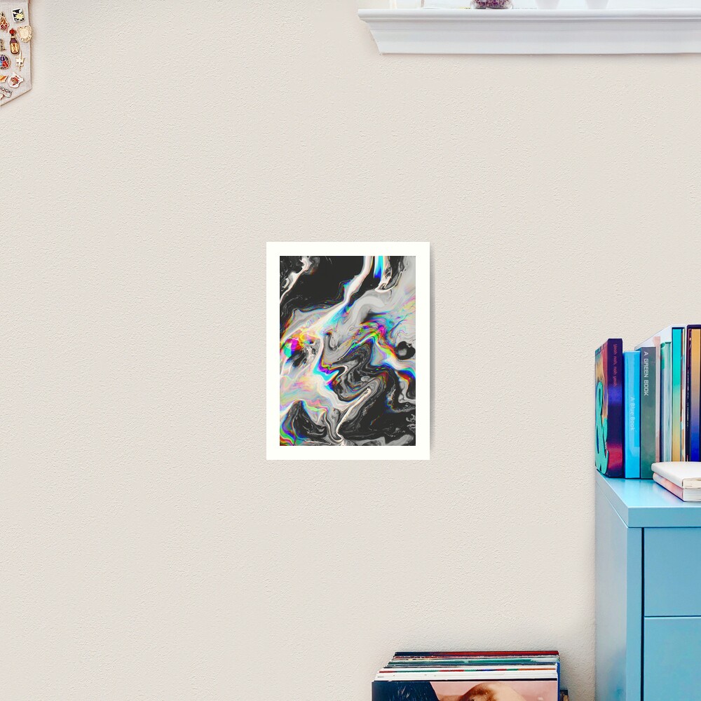CONFUSION IN HER EYES THAT SAYS IT ALL Art Print
