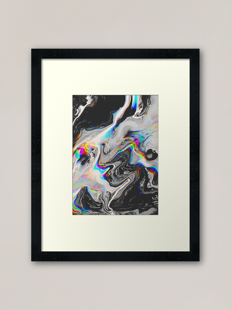 Alternate view of CONFUSION IN HER EYES THAT SAYS IT ALL Framed Art Print