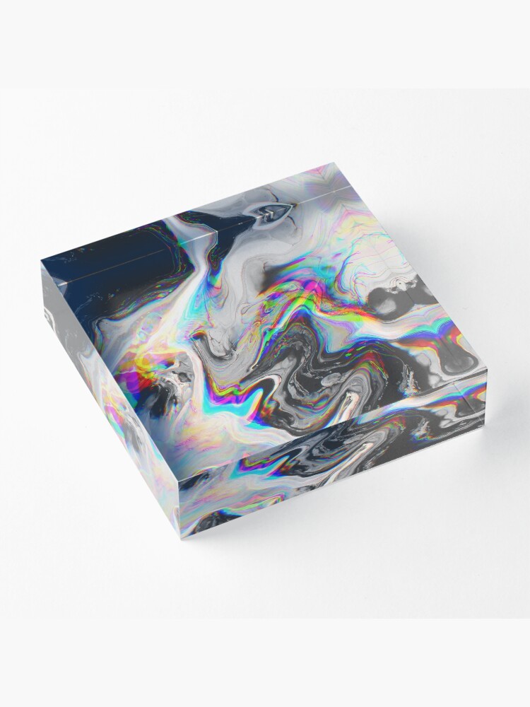 Alternate view of CONFUSION IN HER EYES THAT SAYS IT ALL Acrylic Block