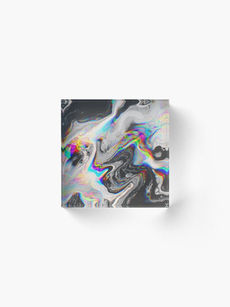 Alternate view of CONFUSION IN HER EYES THAT SAYS IT ALL Acrylic Block
