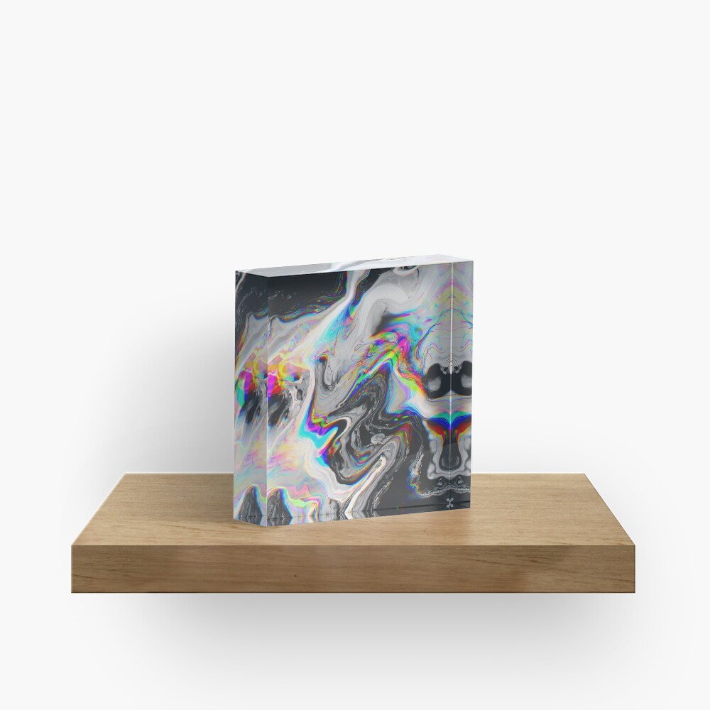 CONFUSION IN HER EYES THAT SAYS IT ALL Acrylic Block