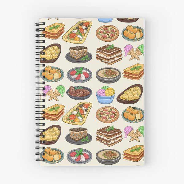 Item preview, Italian Food Set - Pizza, Arancini, Caprese Salad, Tiramisu, Gelato, Ossobuco, Risotto, Lasagna, Focaccia, Ravioli and More designed and sold by Alicia Chee.