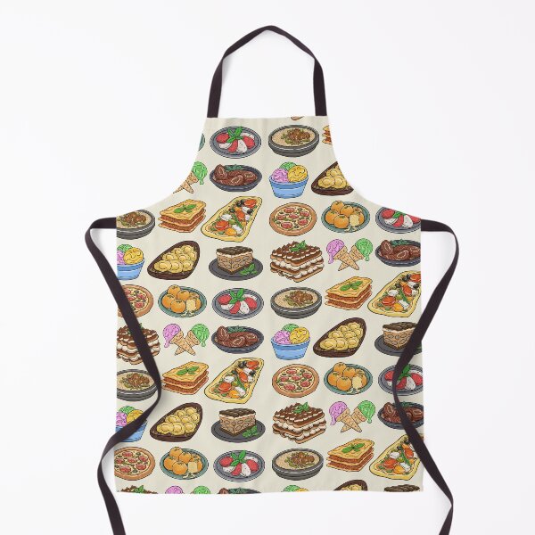 Item preview, Italian Food Set - Pizza, Arancini, Caprese Salad, Tiramisu, Gelato, Ossobuco, Risotto, Lasagna, Focaccia, Ravioli and More designed and sold by Alicia Chee.