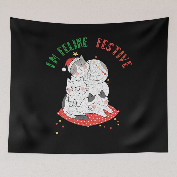 Item preview, I'm feline festive designed and sold by JoRealm.