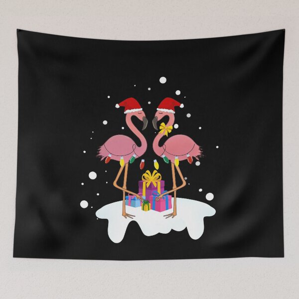 Item preview, flamingo xmas, christmas gift designed and sold by DIDAKU.