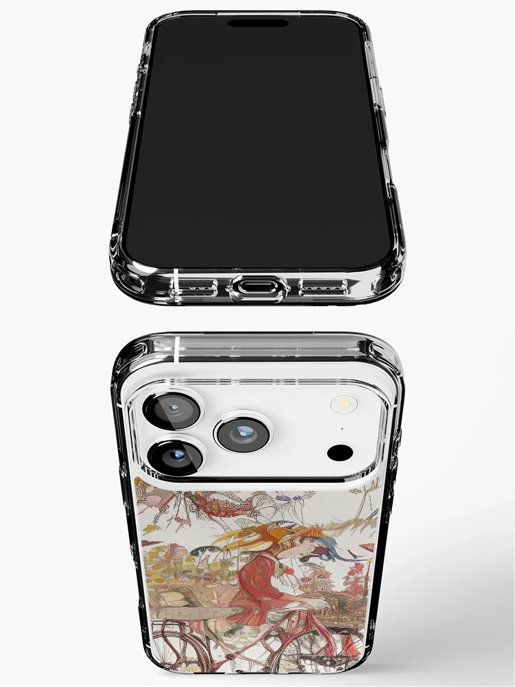 Thumbnail 3 of 5, iPhone Case, A Flowery Ride designed and sold by TiltedCode.