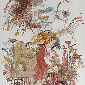 Artwork thumbnail, A Flowery Ride by TiltedCode