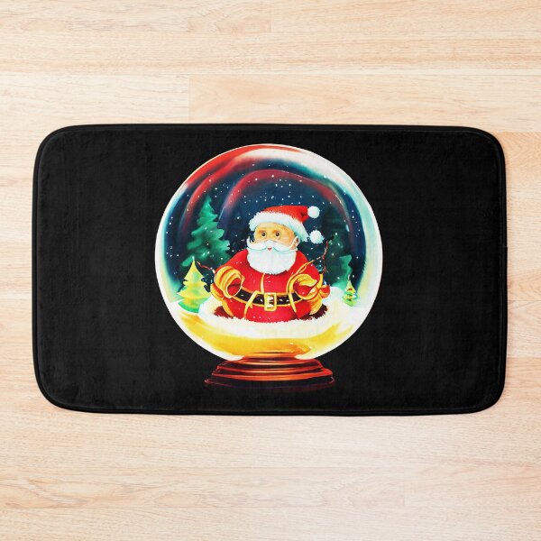 Item preview, Santa snowglobe designed and sold by pnkpopcorn.