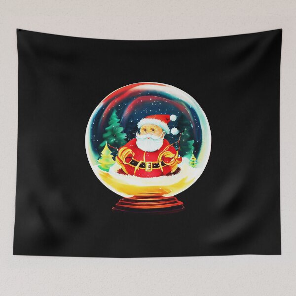 Item preview, Santa snowglobe designed and sold by pnkpopcorn.