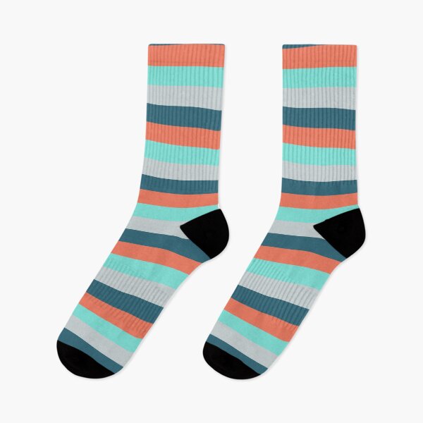 Item preview, Teal, coral, turquoise and grey Exotic Colour Patterns designed and sold by byskillbytalent.