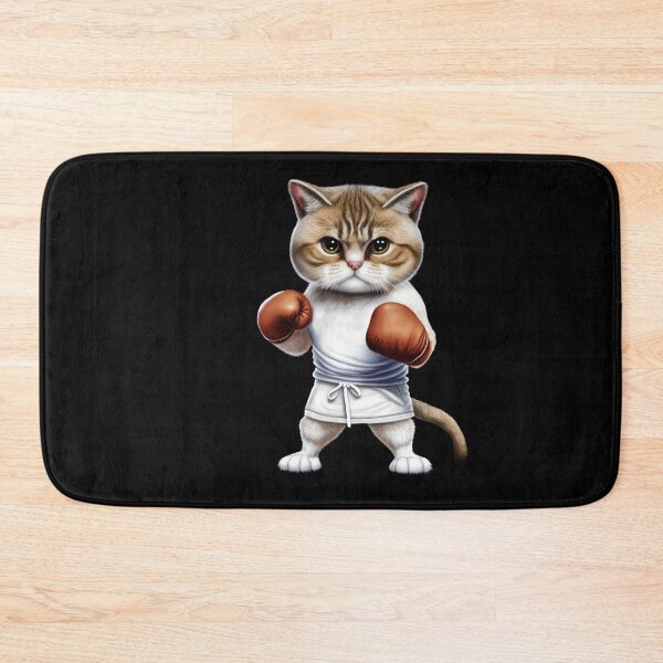 Item preview, Cute Boxing Cat  with Red Gloves | Muay Thai boxing kitten  | Boxing cat designed and sold by TeeARTHY.
