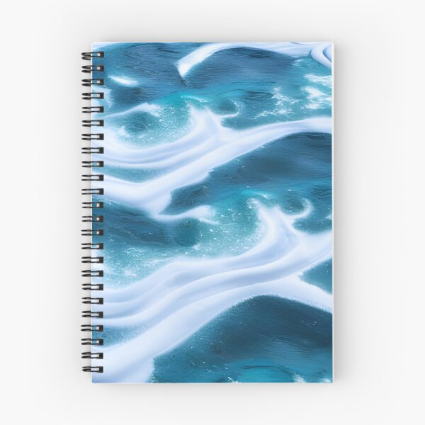 Item preview, Beautiful Blue Ocean Waves - Anime Version designed and sold by DanTheManDan.