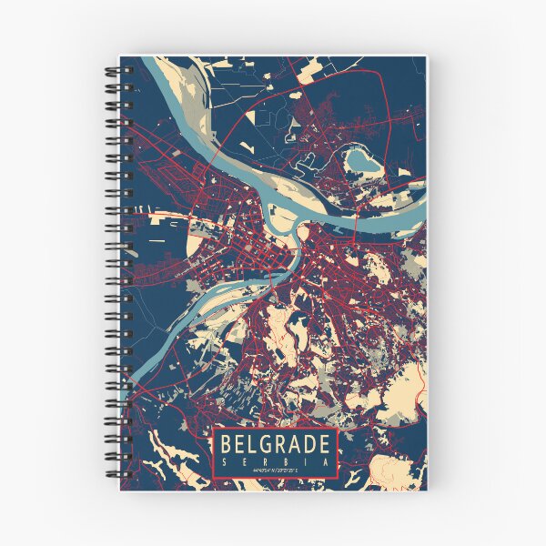 Artikelvorschau, Belgrader Stadtplan von Serbien - Hope entworfen und verkauft von deMAP.