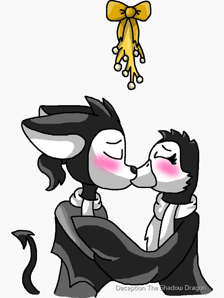 F X N Mistletoe Kiss (Alphabet Lore AU) Sticker for Sale by Deception The  Shadow Dragon