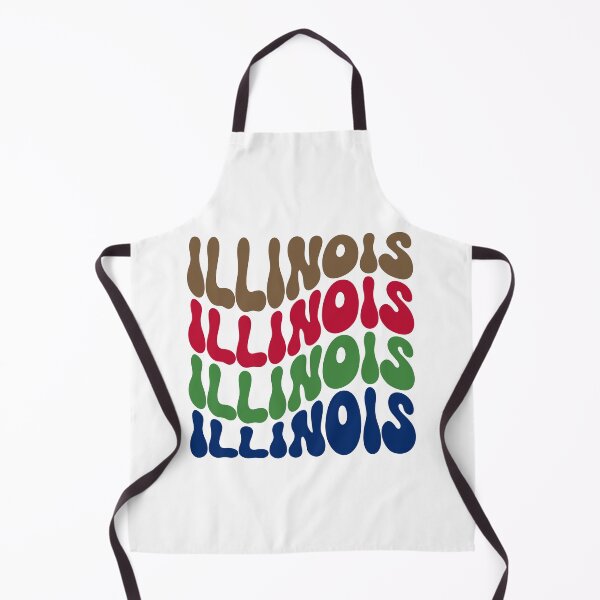 Item preview, Illinois Retro Stacked designed and sold by van-dal.
