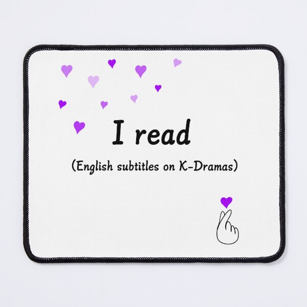 Item preview, Hearts I Read (English subtitles on K-Dramas)  designed and sold by CreativeKari.