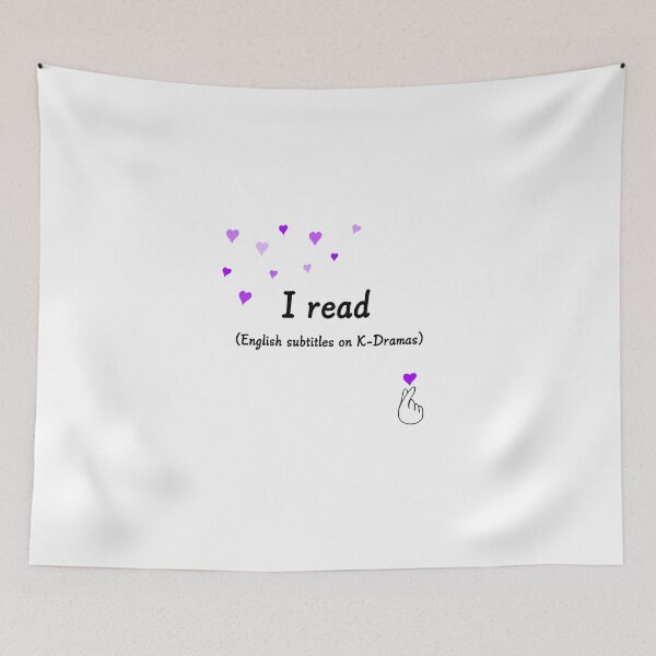 Item preview, Hearts I Read (English subtitles on K-Dramas)  designed and sold by CreativeKari.