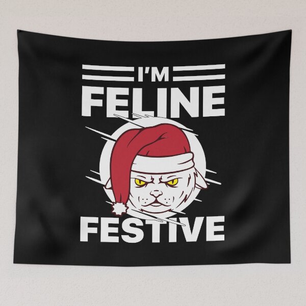 Item preview, I'm feline festive designed and sold by JoRealm.
