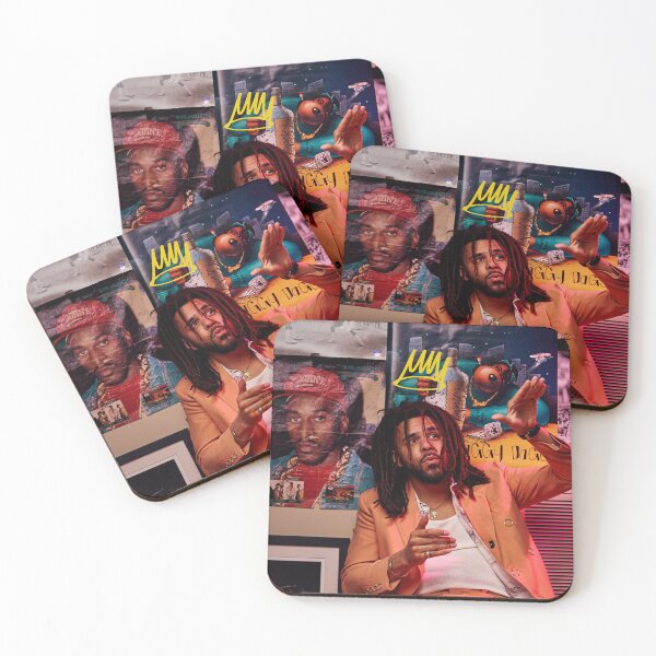 Item preview, J Cole Portrait Tapestry designed and sold by AZA990.