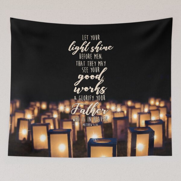 Item preview, Matthew 5:16 designed and sold by HalamoDesigns.