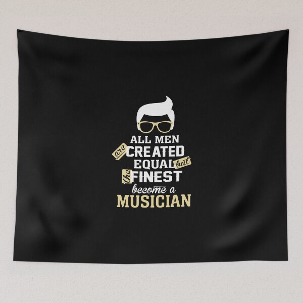 Item preview, All Men Are Created Equal But The Finest Become A Musician Lightweight Sweatshirt designed and sold by laleibimsonm.