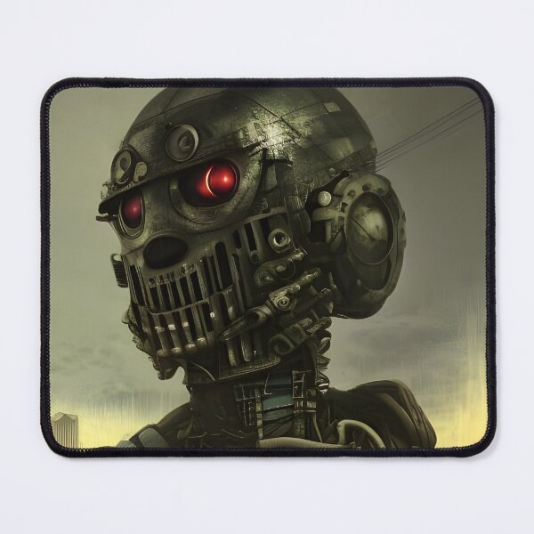 Item preview, Dystopian Robot - Battle Cyborg - Evil AI designed and sold by DanTheManDan.