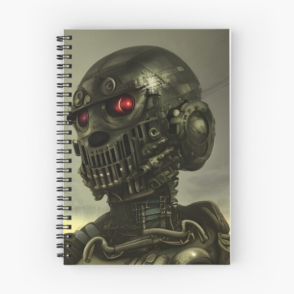 Item preview, Dystopian Robot - Battle Cyborg - Evil AI designed and sold by DanTheManDan.