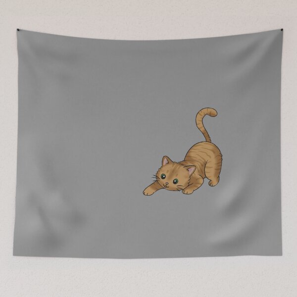 Item preview, Playful Orange Tabby Cat designed and sold by Zephyr-Studio.