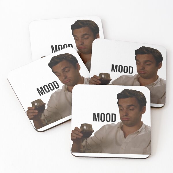 Item preview, New Girl Nick Miller Wine Mood designed and sold by hughhhogan.