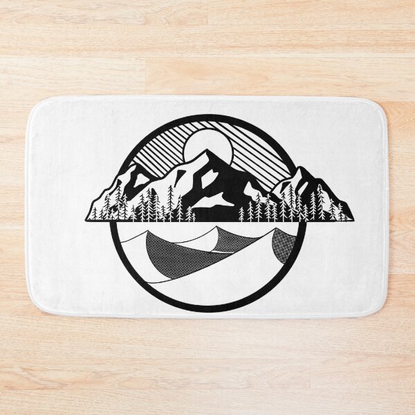 Item preview, Mountain in Black and White designed and sold by GStouderArt.