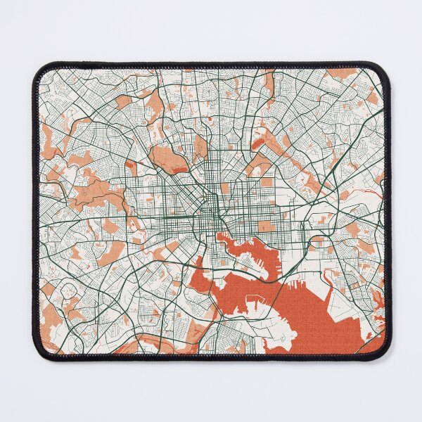 Item preview, Baltimore City Map of Maryland, USA - Bohemian designed and sold by deMAP.