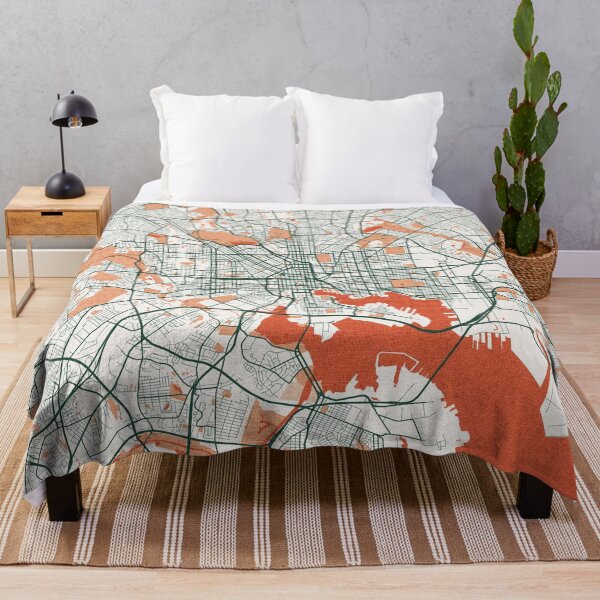 Item preview, Baltimore City Map of Maryland, USA - Bohemian designed and sold by deMAP.