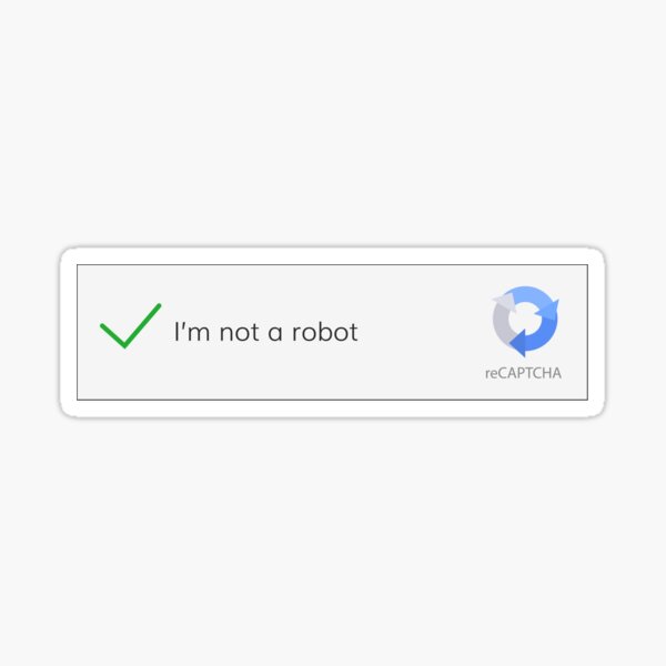 Captcha Sticker