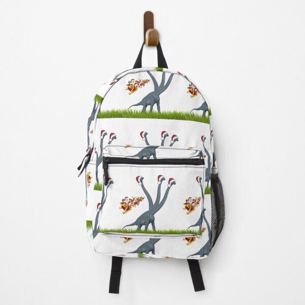 Item preview, Dinosaur Christmas with Santa Claus 10 | 3-necked dinosaur | Merry Xmas designed and sold by CosmicStory.