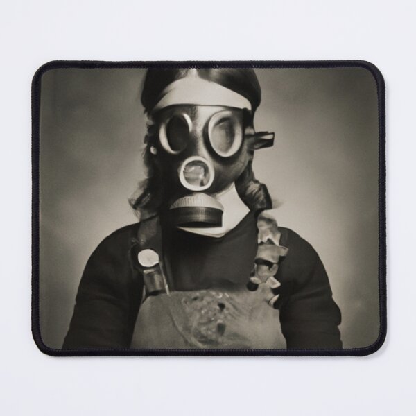 Item preview, The Girl With The Gas Mask designed and sold by ZenEverAI.