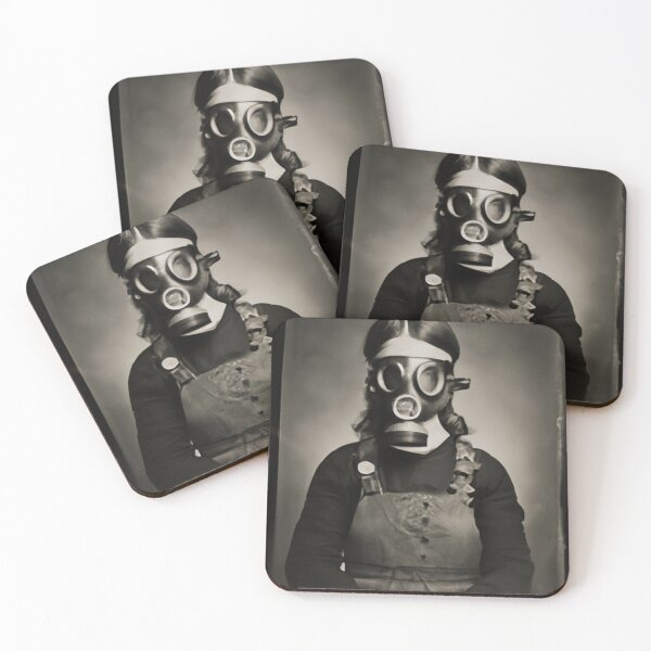 Item preview, The Girl With The Gas Mask designed and sold by ZenEverAI.