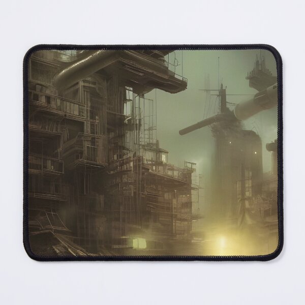Item preview, Dark Dystopian City - Massive Factory - Post Apocalyptic  designed and sold by DanTheManDan.