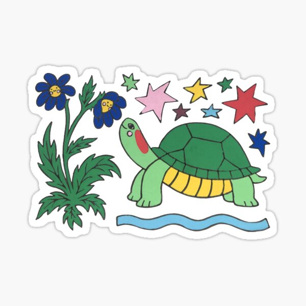 Jesse Turtle Sticker