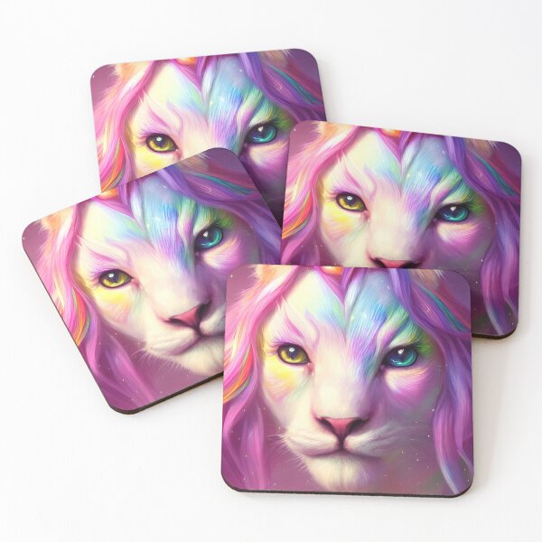 Item preview, Rainbow Unicorn Cat designed and sold by ComfortablyC.