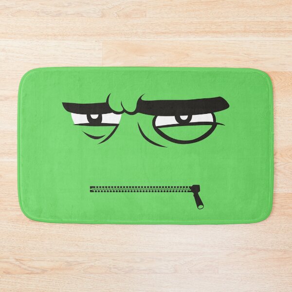 Item preview, That's My Happy Face - Funny Angry Face Expression (Green Version) designed and sold by Abhishek Goldar.