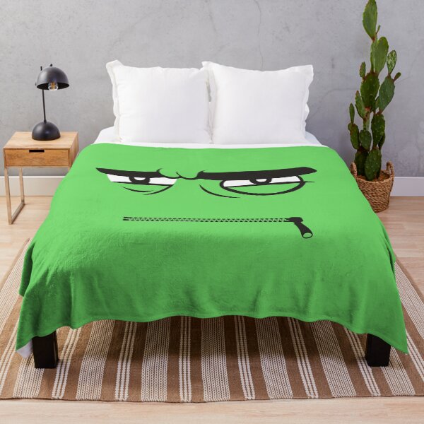 Item preview, That's My Happy Face - Funny Angry Face Expression (Green Version) designed and sold by Abhishek Goldar.