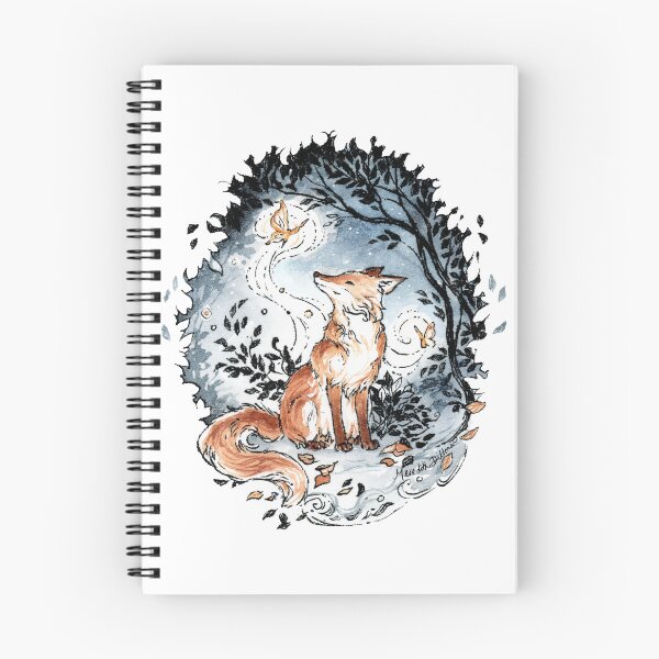 Item preview, Forest Fox at Night with Moth designed and sold by Meredith Dillman.