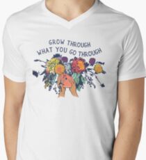 Grow Through What You Go Through Men's V-Neck T-Shirt
