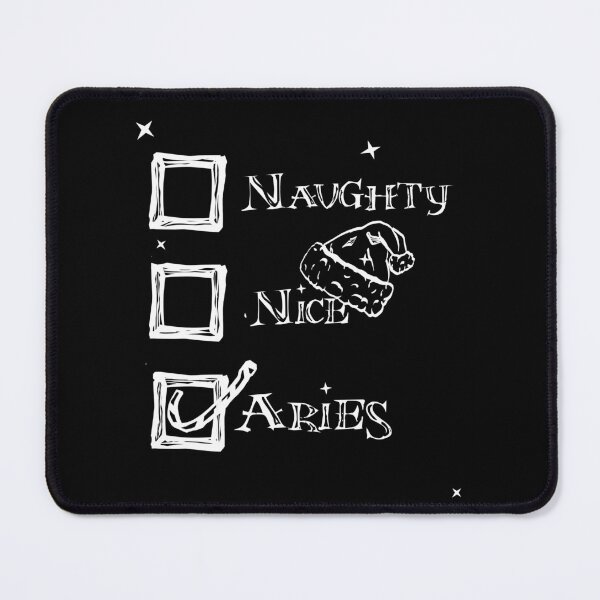 Item preview, Naughty Nice I Tried Aries designed and sold by rhombusOnion.