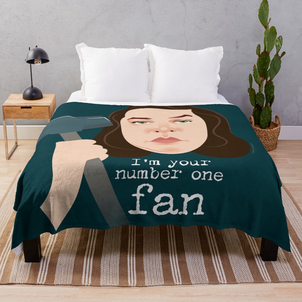 Number 1 fan Throw Blanket