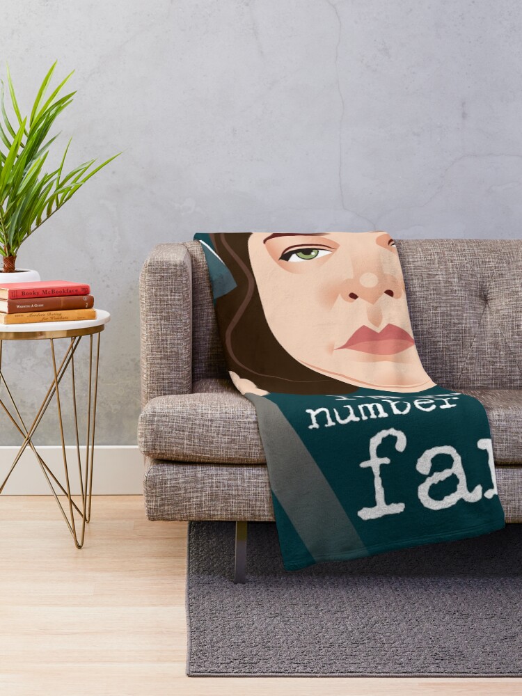 Alternate view of Number 1 fan Throw Blanket