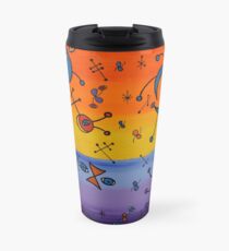 Days and Nights (after Miro) Travel Mug